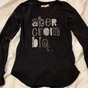 Abercrombie Long Sleeved Logo Top